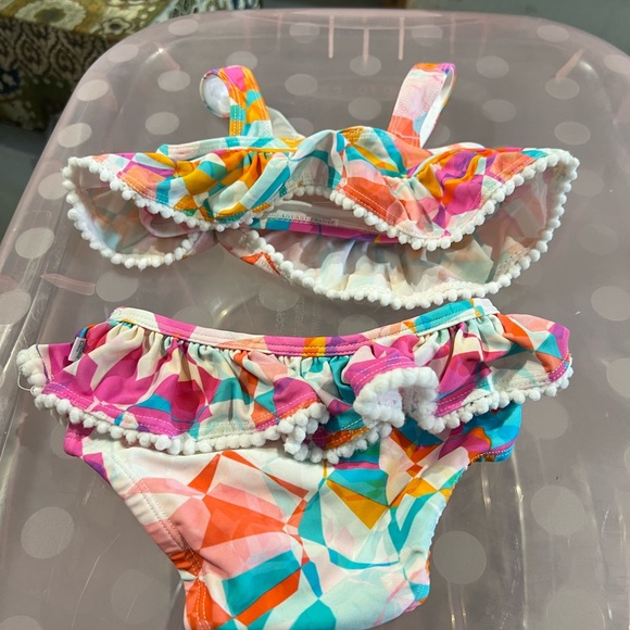 Posh Peanut 0-3 month bikini swim suit for baby girl - Picture 4 of 4